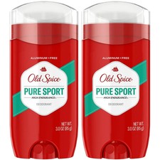 Old Spice Pure Sport Deodorant for Men Aluminum Free 3.0 oz 2 Pack