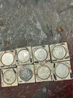 8 Barber Silver Dollars 1880-1902