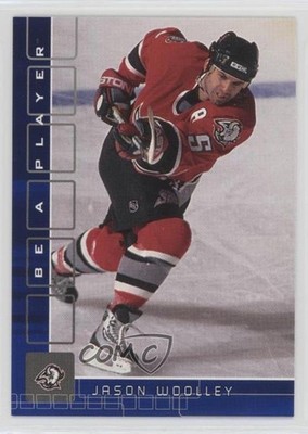 2001-02 ITG Be A Player Memorabilia Sapphire 96/100 Jason Woolley #126 1s8