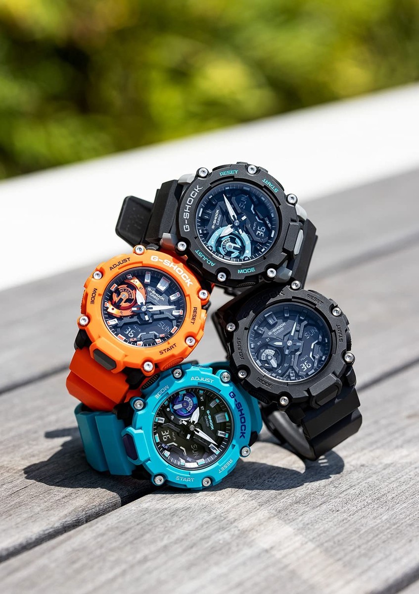 Unused CASIO G-SHOCK GA-2200BB-1AJF Black Analog Digital Quartz