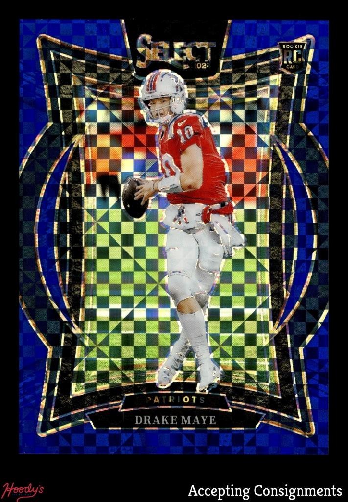 2024 Select Prizm Blue #27 Drake Maye RC ROOKIE 235/249 Patriots