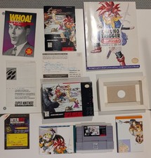 Chrono Trigger SNES Tested Complete with Box Manual Maps Inserts Player's Guide