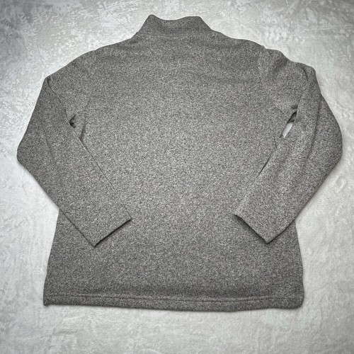 Wrangler Authentics Herren Medium Sweater Langarm grau 1/4 Zip Pullover - Bild 3 von 8