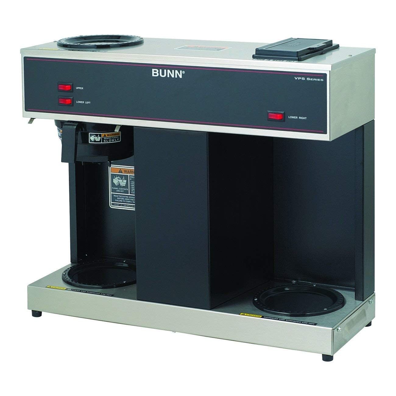 BUNN 04275.0031 VPS 12-Cup Pourover Coffee Brewer, with 3 Wa
