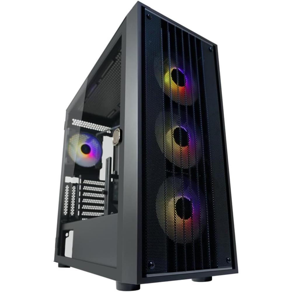 LC-Power Gaming 810B ATX Midi-Tower Gehuse 4X Lfter Schwarz 16290₽