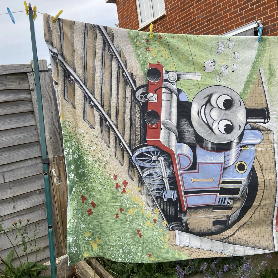 Vintage 1984 Thomas The Tank Engine Single Duvet Set James Percy Britt Allcroft - Image 2 of 4