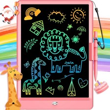 10 Inch LCD Writing Tablet for Kids Ages 3-8, Erasable Doodle Board Drawing Pad