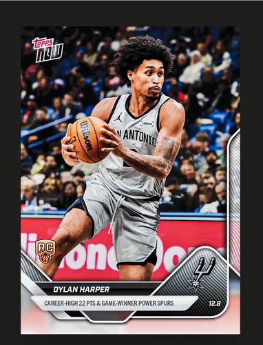 Dylan Harper - 2025-26 NBA Topps NOW® - Card 80 - PR: 1406