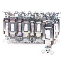 Eagle CS315W White 15A 3-Way Commercial Toggl...