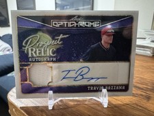 2025 LEAF OPTICHROME TRAVIS BAZZANA RC TOP PROSPECT RELIC AUTO #/5