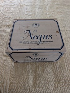 2018 Cascina Del Colle, Negus, Italian, 6 bottle Empty Wood Wine Box