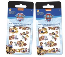 Paw Patrol Sticker Books 2-Piece Set / Lot - Mini Sticker Slim Flip Pad - 6 Page