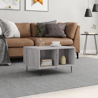 Couchtisch Grau Sonoma 60X50X36,5 Cm Holzwerkstoff