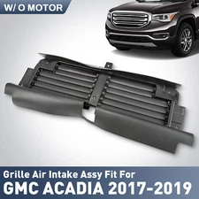 For 2017-2019 Acadia GMC Front Upper Radiator Grille Air Shutter without MOTOR