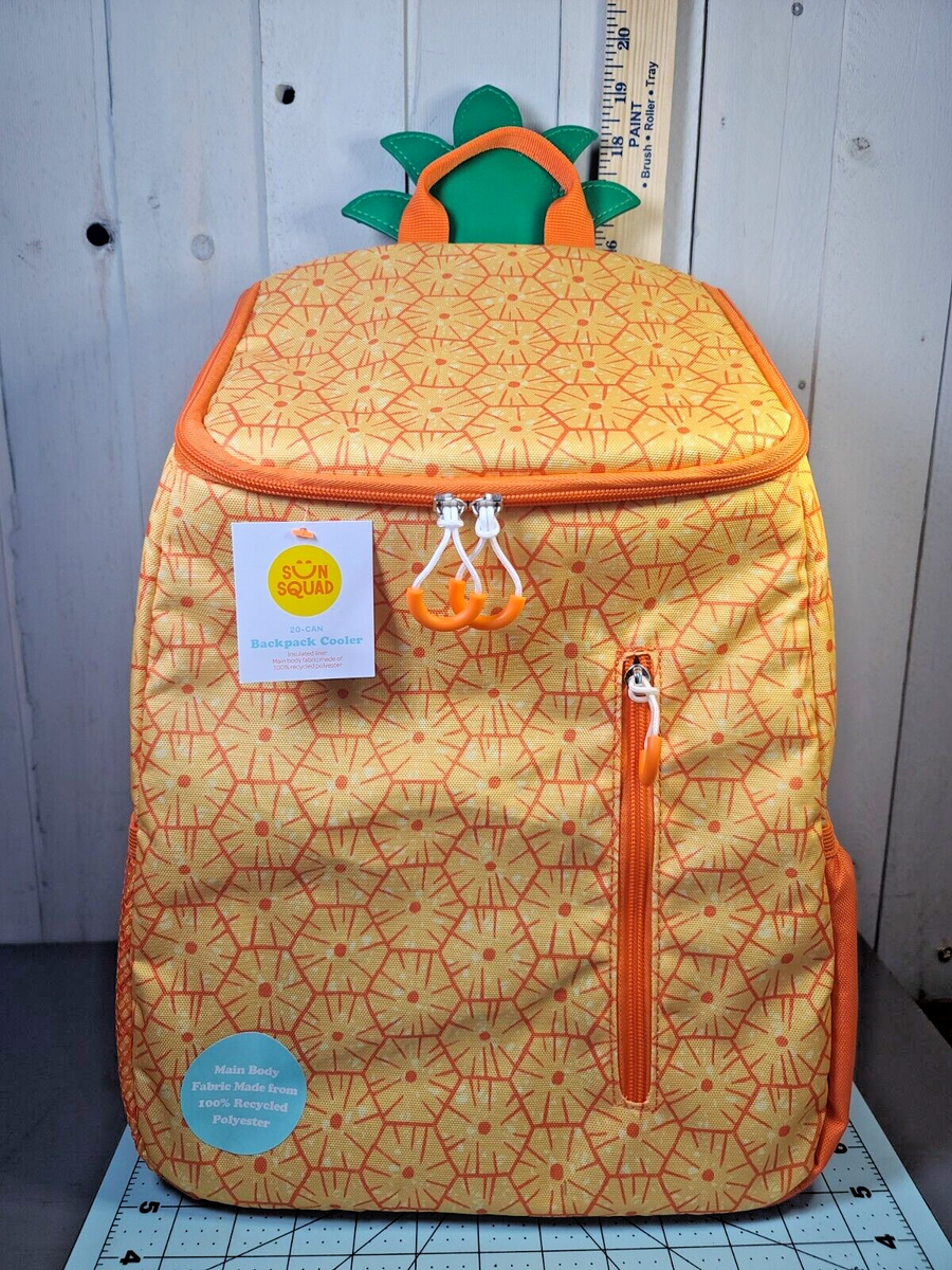 SUN SQUAD Pineapple Backpack Cooler Insulated Liner 20-can - Main Image