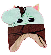 Star Wars Yoda Hat And Mitten Set Knit With Ear Flaps