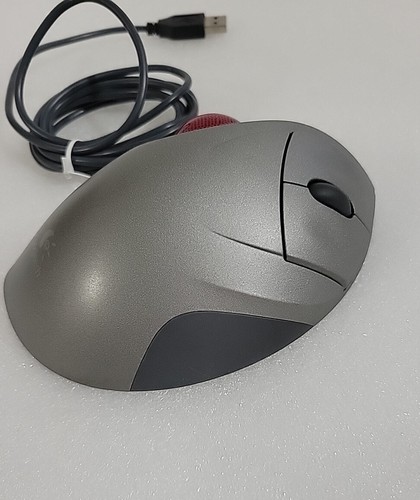 Logitech Trackman Wheel Mouse Optical T-BB18 Tested Works 804360-1000 - Picture 7 of 10