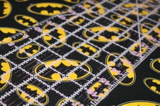 RETRO BATMAN Fabric 100 COTTON Super Hero Heroes Boys Boy Fat Quarter FQ