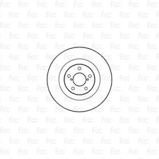 Rotori disco freno per Subaru Legacy Outback assale anteriore Abtex BD882V