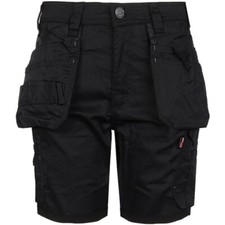 TUFF-STUFF 815 PROFLEX WORK SHORTS. BLACK