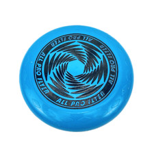 Vintage 1993 Imperial Toys All Pro Flyer Flying Disc frisbee Blue  Black Spin