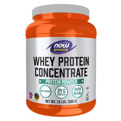 NOW FOODS Whey Protein Concentrate Unflavored 1.5 lbs.