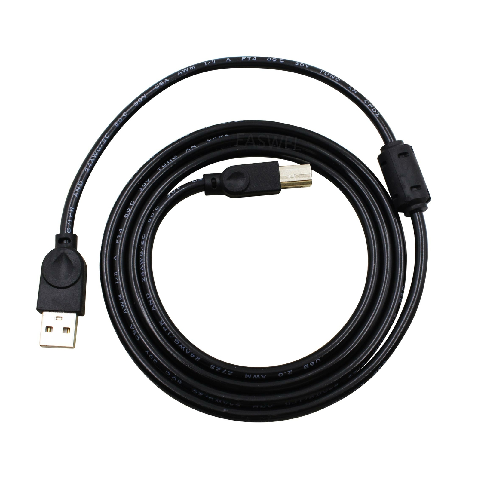 5ft USB Data Cable Cord For HP LaserJet Pro P1102W P 1102W P1102 W 1102