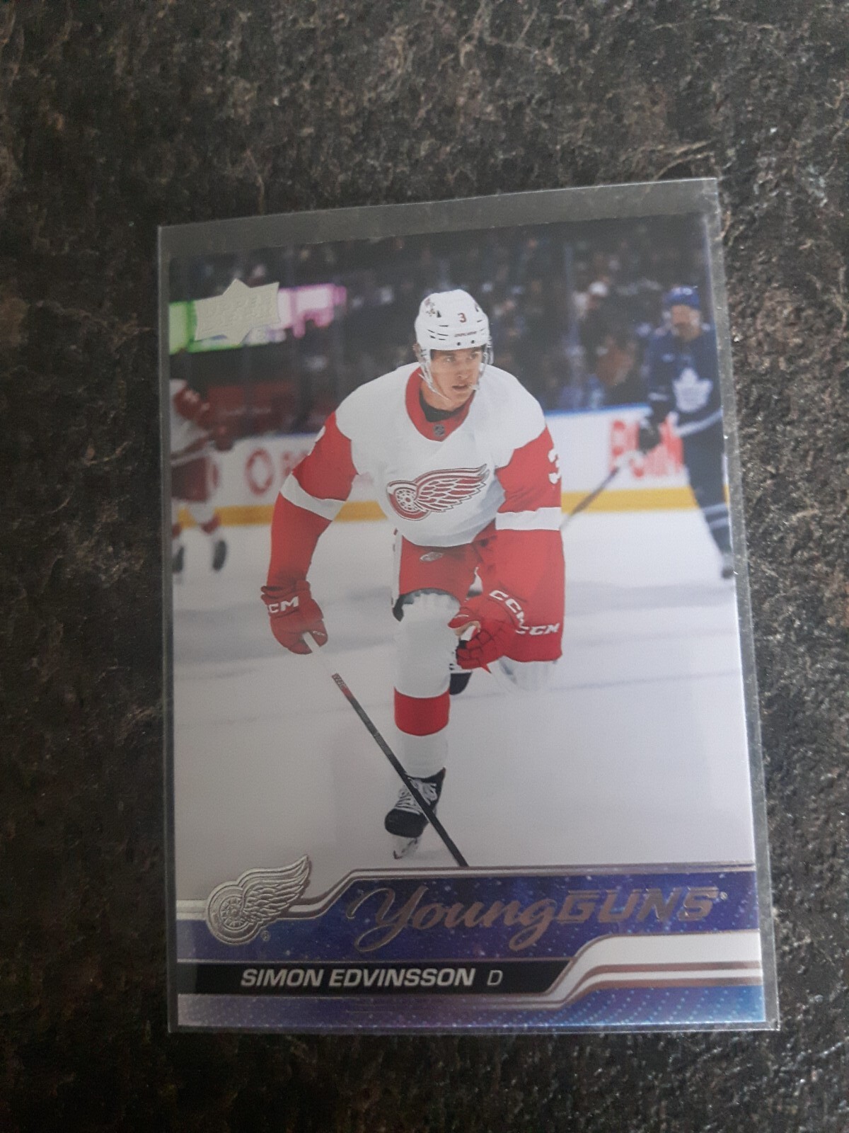 2023-24 Upper Deck Series 1 Young Guns YG Simon Edvinsson RC Card# 228