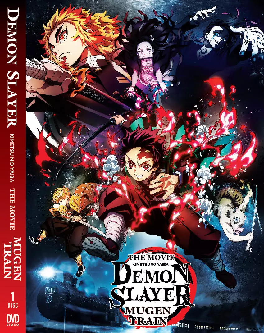 Anime DVD Demon Slayer Kimetsu No Yaiba The Movie:Mugen Train