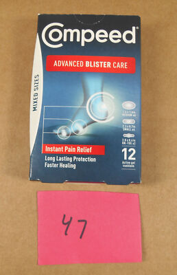 Compeed Advanced Blister Care Cushions Sports Mixed Sized 12 Count New R47