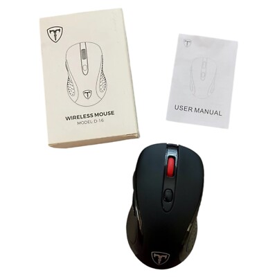 WIRELESS COMPUTER MOUSE Hotweems Model D-16. Battery Included-NO Dongle (PC/MAC)