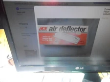 Used  Air Defector, Adjusts 10"-14",in magnets still attatched ; only one left