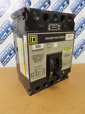 Square D FHL36000M4200 Molded Case Switch 100 Amp 600 Volt 3 Pole Grey -WARRANTY