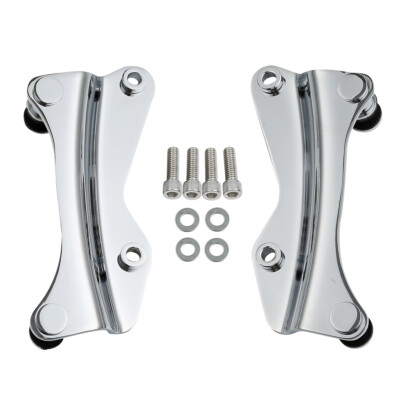 Chrome Sissy Bar 4-Point Docking Hardware Kit For 2012+ Harley Dyna Switchback FLD