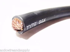 SGX 2 gauge BLACK engine starter Automotive alternator battery ground cable foot
