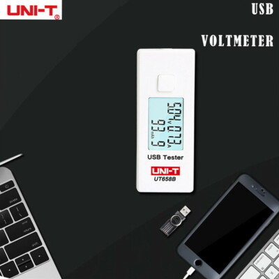 UNI-T UT658 USB-Tester Digitaler LCD-Spannungsmonitor Stromdetektor Voltmeter