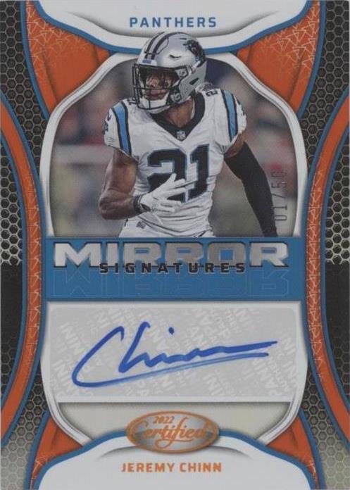 2022 Panini Certified Jeremy Chinn #MS-JC - 1 of 2