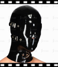 Latex Hoods Full Face Blinder Detachable Cover Unisex Masks Customized 0.4mm A16