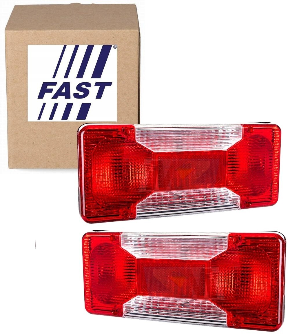 Feu arrière bi-colore étanche et résistant pour Iveco Daily et Fiat Doblo