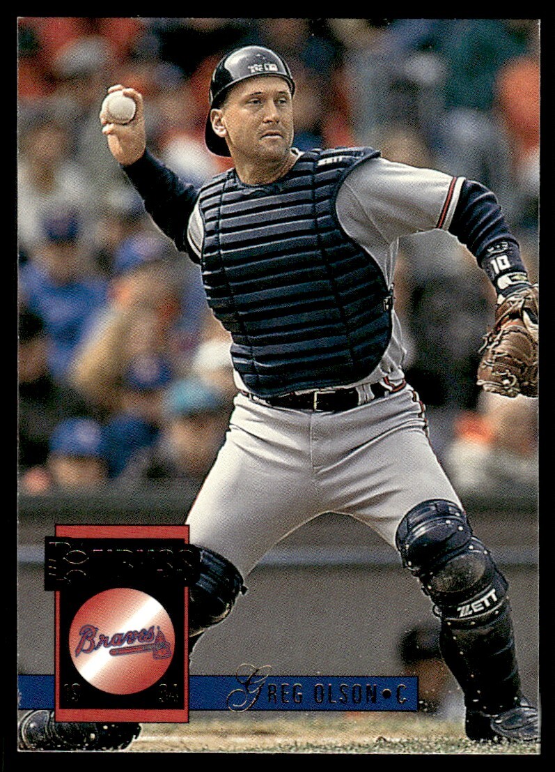 1994 Donruss #382 Greg Olson – Braves