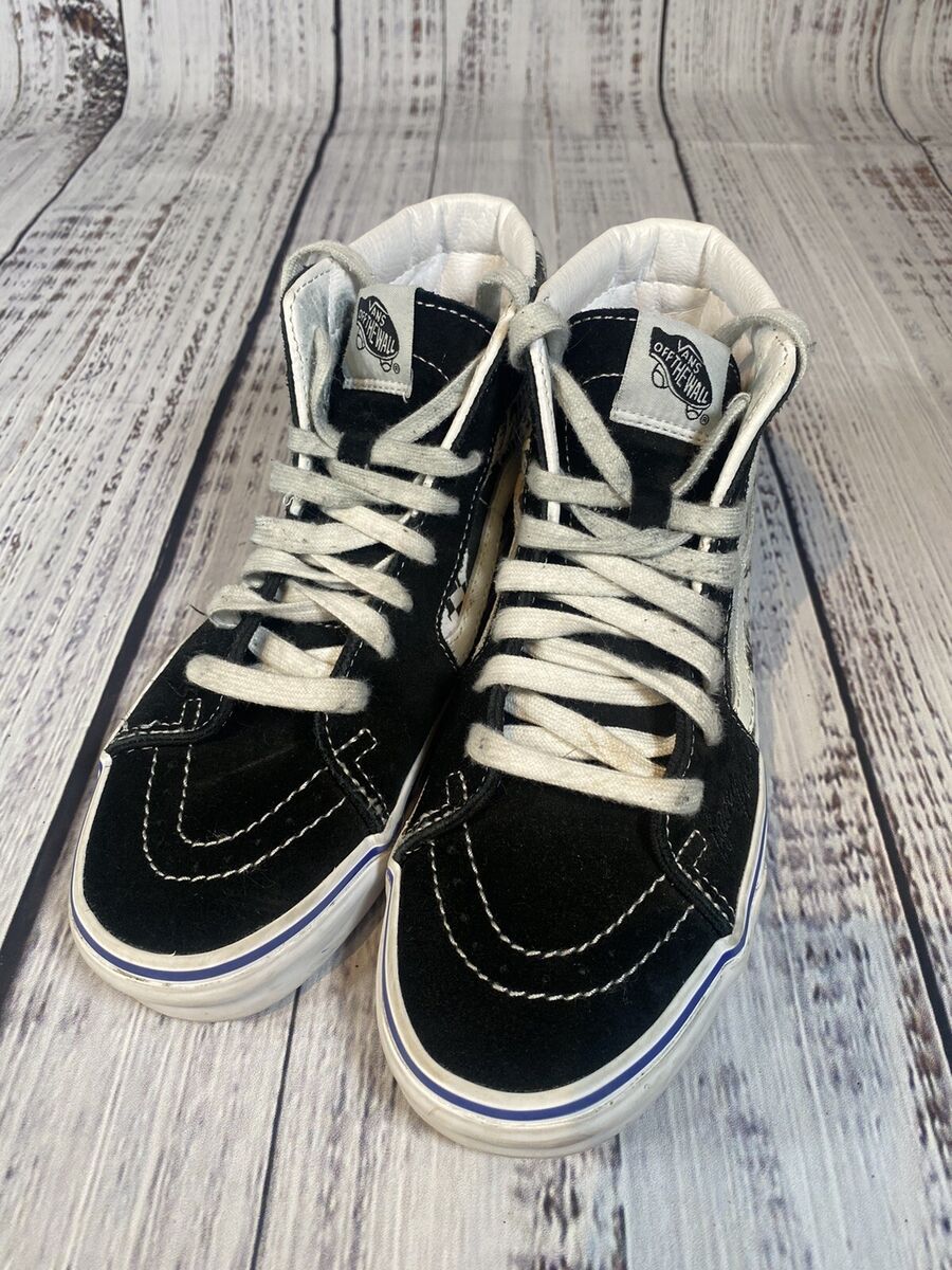 Vans Off The Wall Sk8-Hi Black/White “Lady Van” Signature Vans Off The Wall Sk8-Hi Black/White “Lady Van” Signature