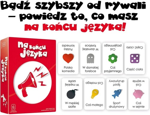Na Końcu Języka Polska Gra Planszowa Towarzyska Imprezowa Karciana Prezent - Picture 2 of 4