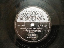 Fats Domino Walk You Home/Wheel Some Day India Indian Rare 78 Rpm Record 10