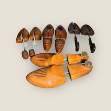4 Vtg Wood Shoe Trees Florsheim Pollock 11 R Adjustable