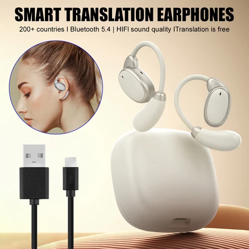 150 Language Translator Earbuds Wireless Bluetooth 5.4 Two Way Translator Device - Picture 3 of 22