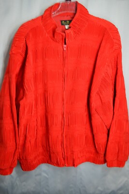 womens vintage A.D.S San Francisco red jacket size Large
