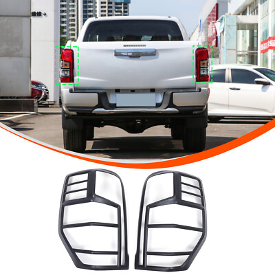#ad ABS Matte Black Tail Light Rear Frame Cover Fits Mitsubishi L200 Triton 2019 23 $57.99