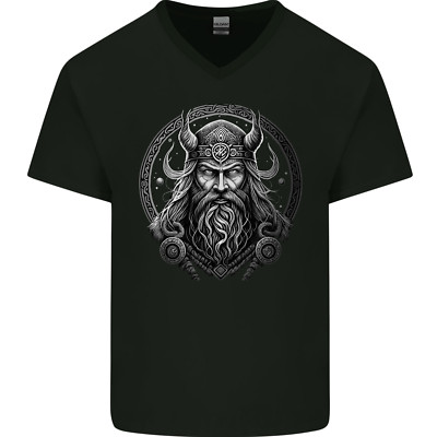 Celtic Viking Norse God Warrior Gym MMA Herren T-Shirt V-Neck Baumwolle