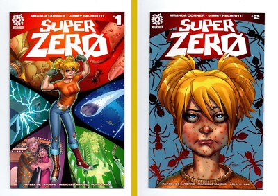SUPER ZERO #1 & #2 1st PRINT Aftershock Comics 2015 Sleeved & Boarded
