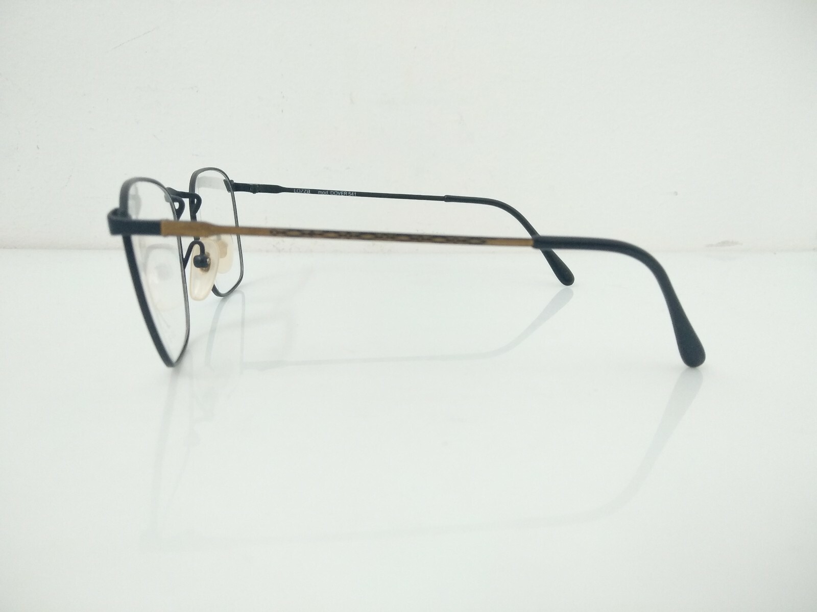 Lozza Rectangular Eyeglasses Lightweight Metal Bl… - image 5